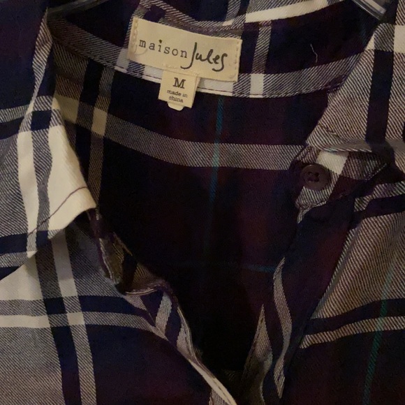 Maison Jules Purple Flannel - Picture 4 of 4